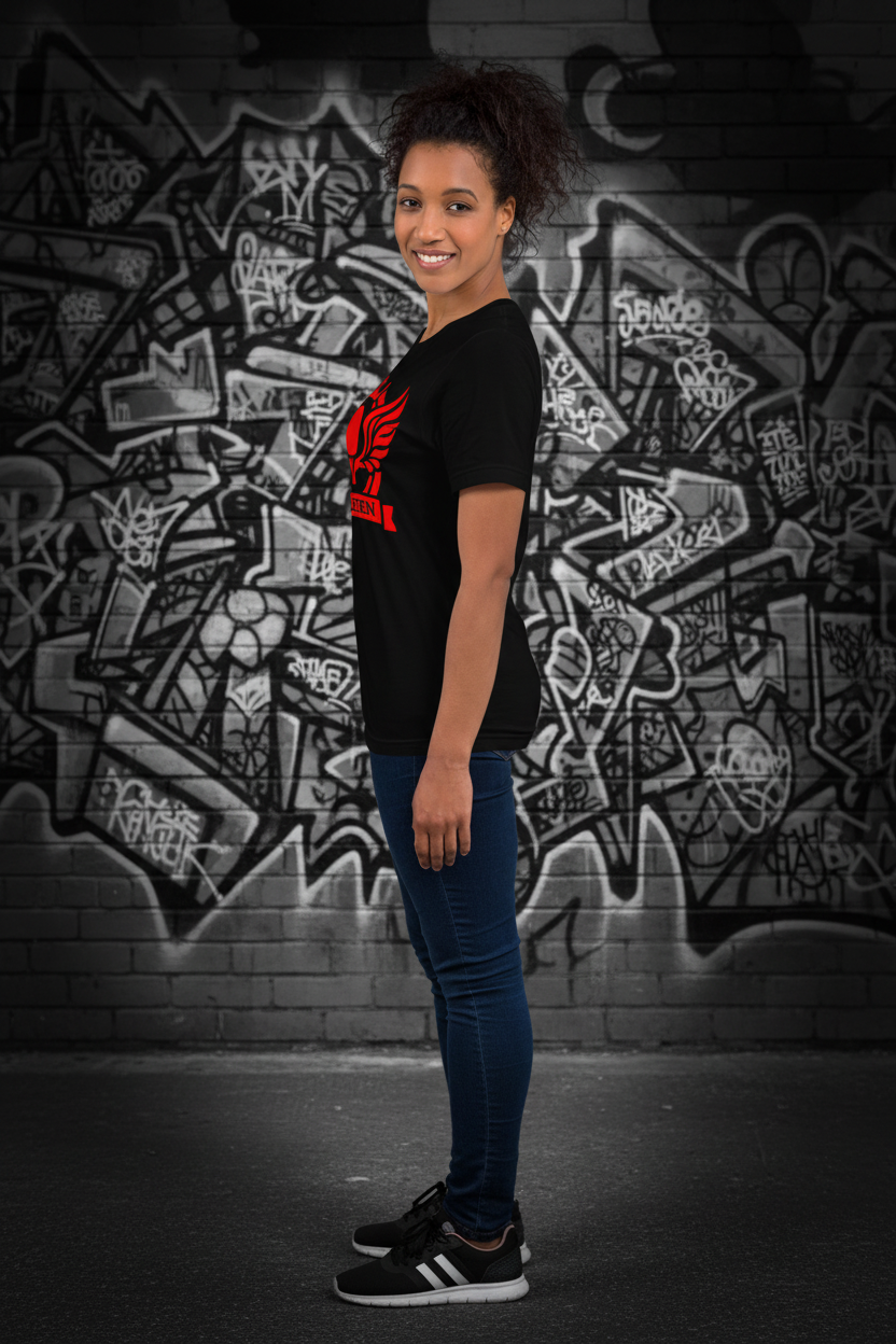 Boční pohled - QUEEN tričko