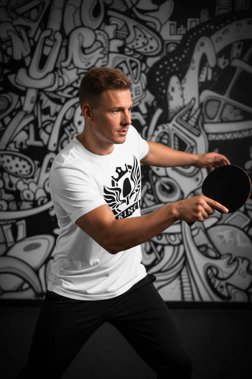 KING Black on White Action