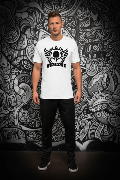 KING Black on White Enhanced Artistic