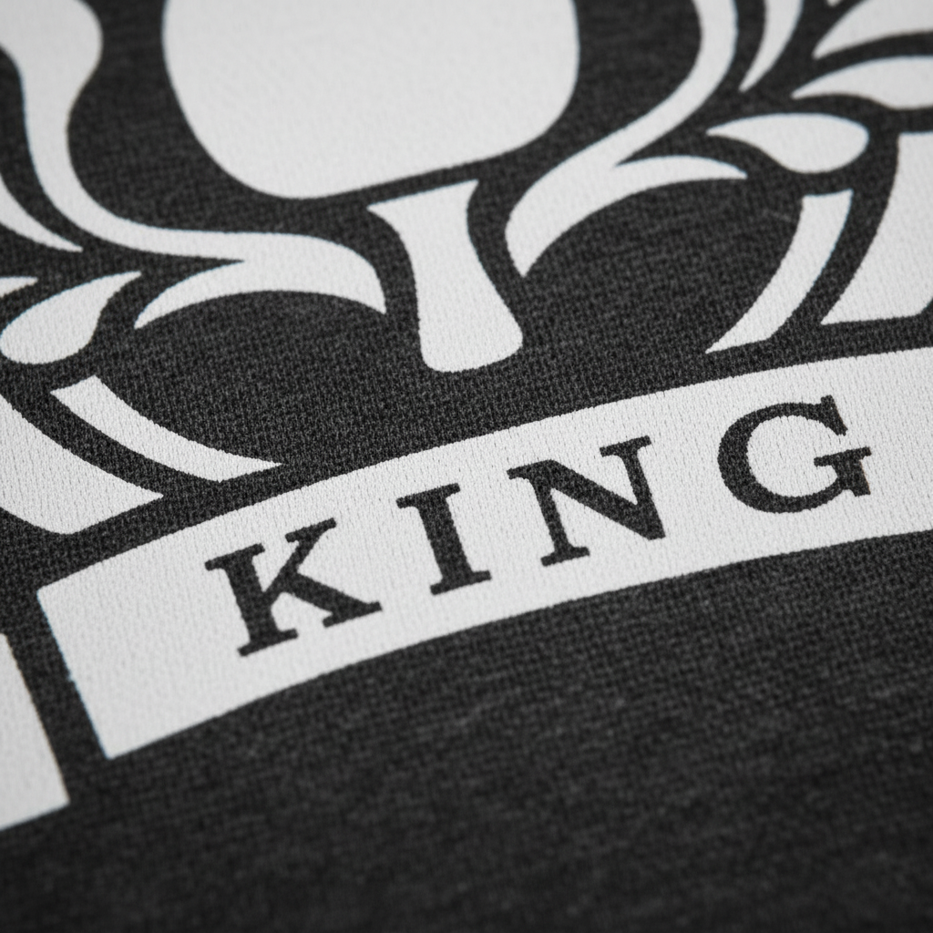 KING Logo White on Grey