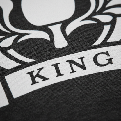 KING Logo White on Grey
