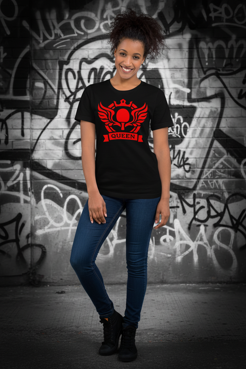 Lifestyle fotka QUEEN tričko - celá postava