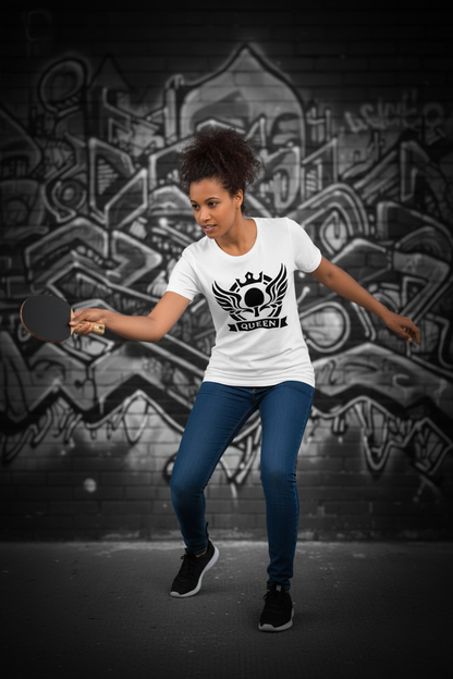 QUEEN tričko - action shot s viditelnou pálkou