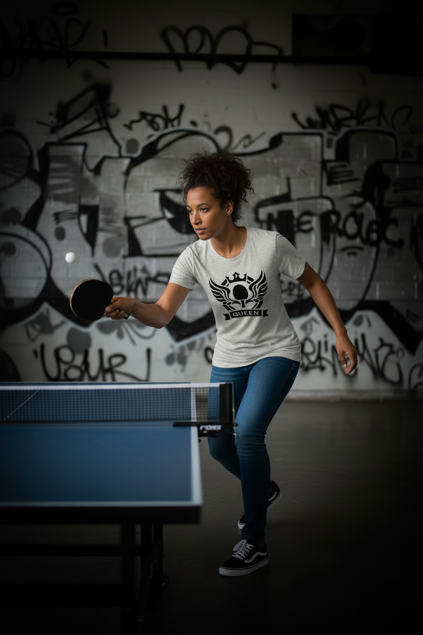 QUEEN tričko - action shot u stolu