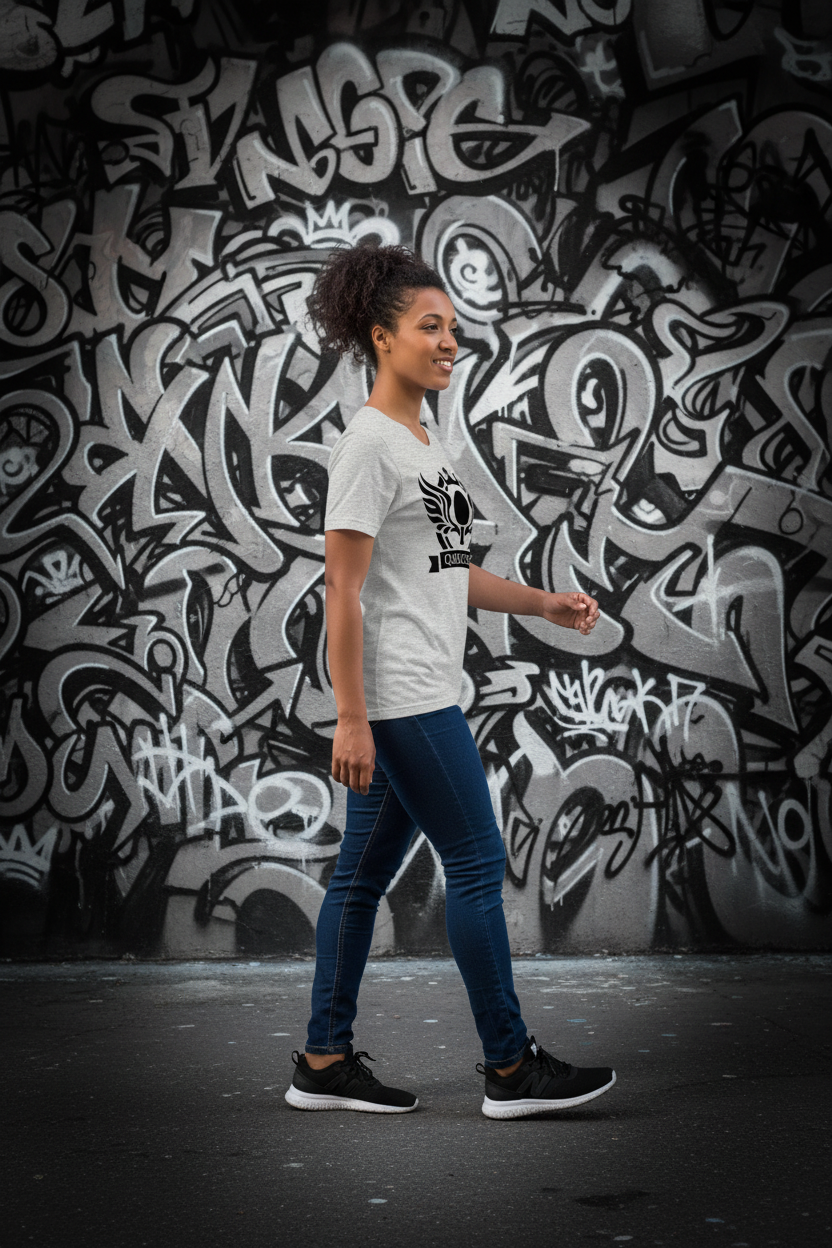 QUEEN tričko - boční lifestyle