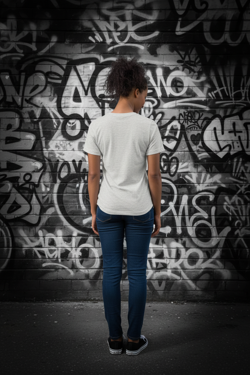 QUEEN tričko - pohled zezadu