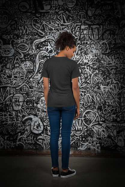 QUEEN tričko tmavě šedé - zezadu